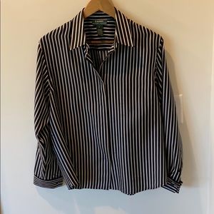 Ralph Lauren 100% women’s silk blouse size L